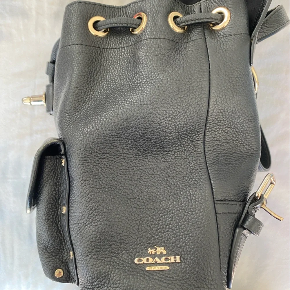 Coach Mini Turnlock Rucksack Backpack - Picture 16 of 17